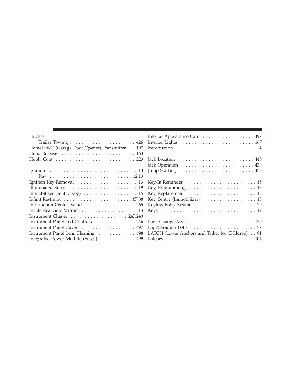 Dodge 2011 Grand Caravan User Manual | Page 550 / 562