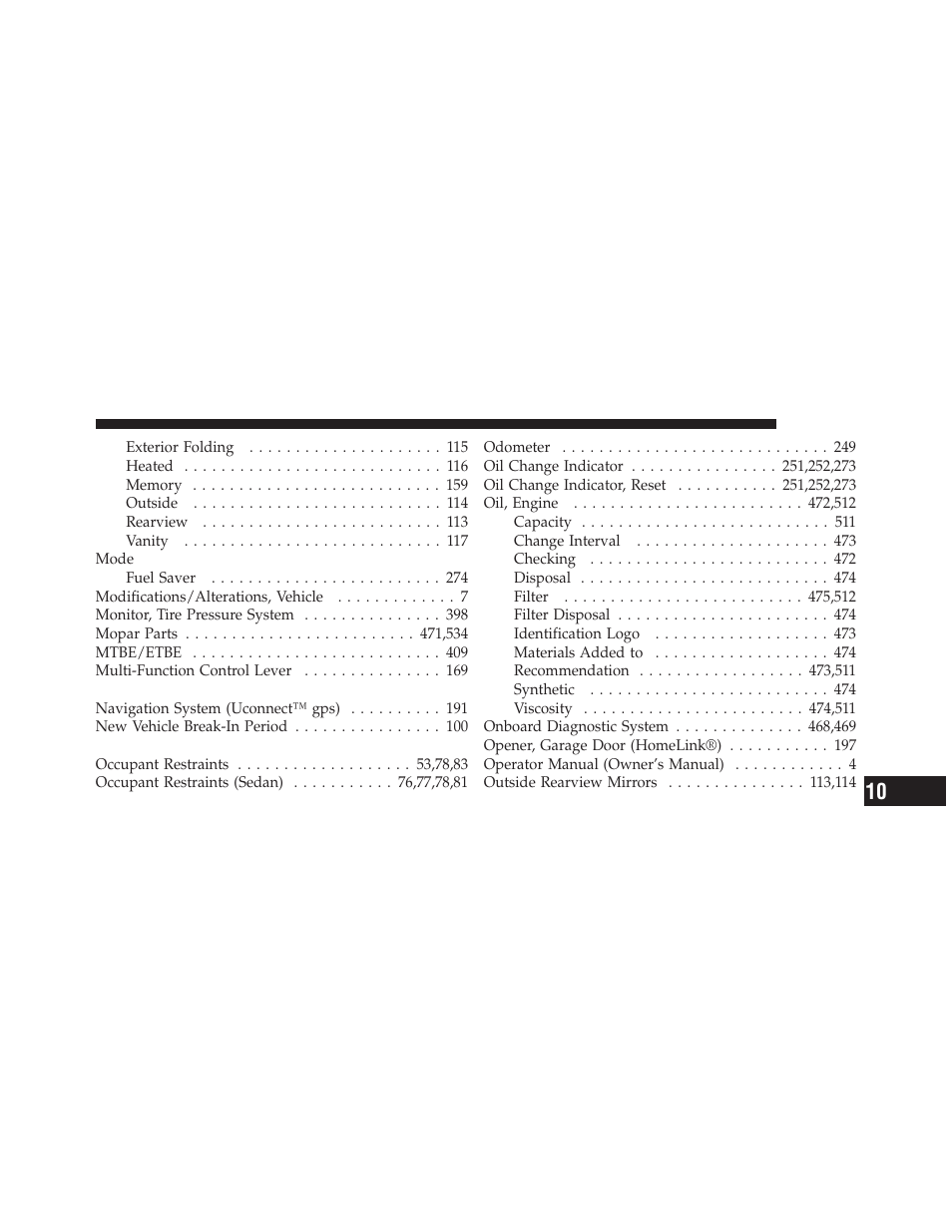Dodge 2011 Grand Caravan User Manual | Page 553 / 562