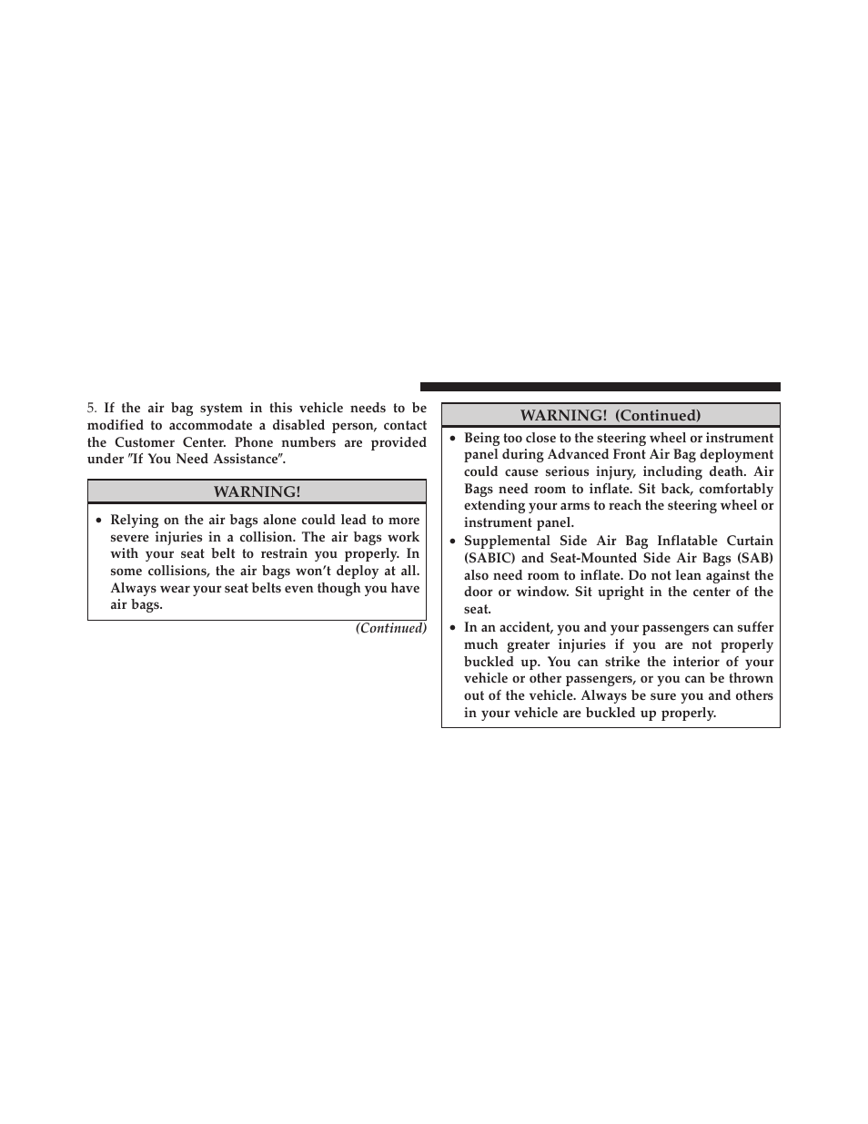 Dodge 2011 Grand Caravan User Manual | Page 58 / 562
