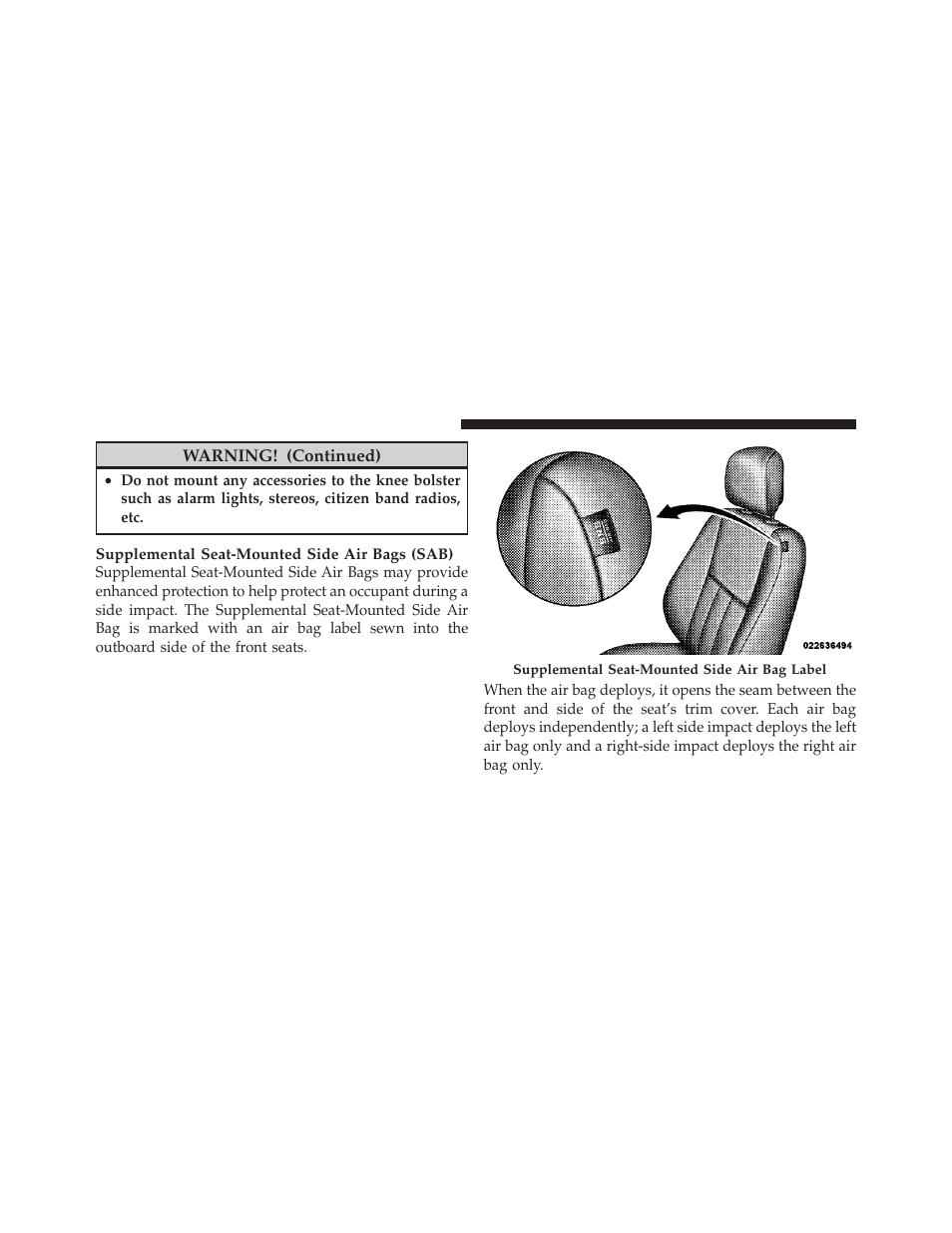 Dodge 2011 Grand Caravan User Manual | Page 78 / 562