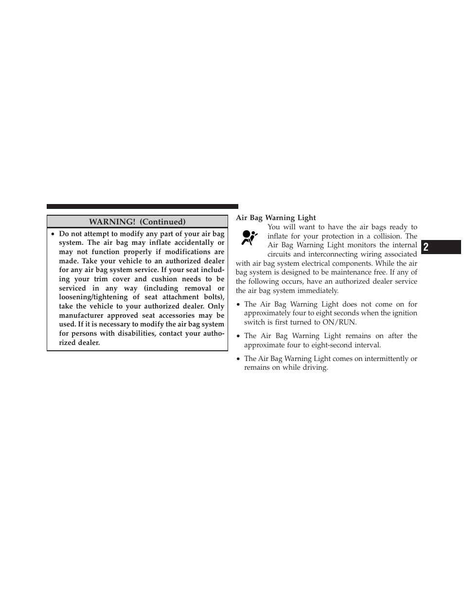 Dodge 2011 Grand Caravan User Manual | Page 87 / 562