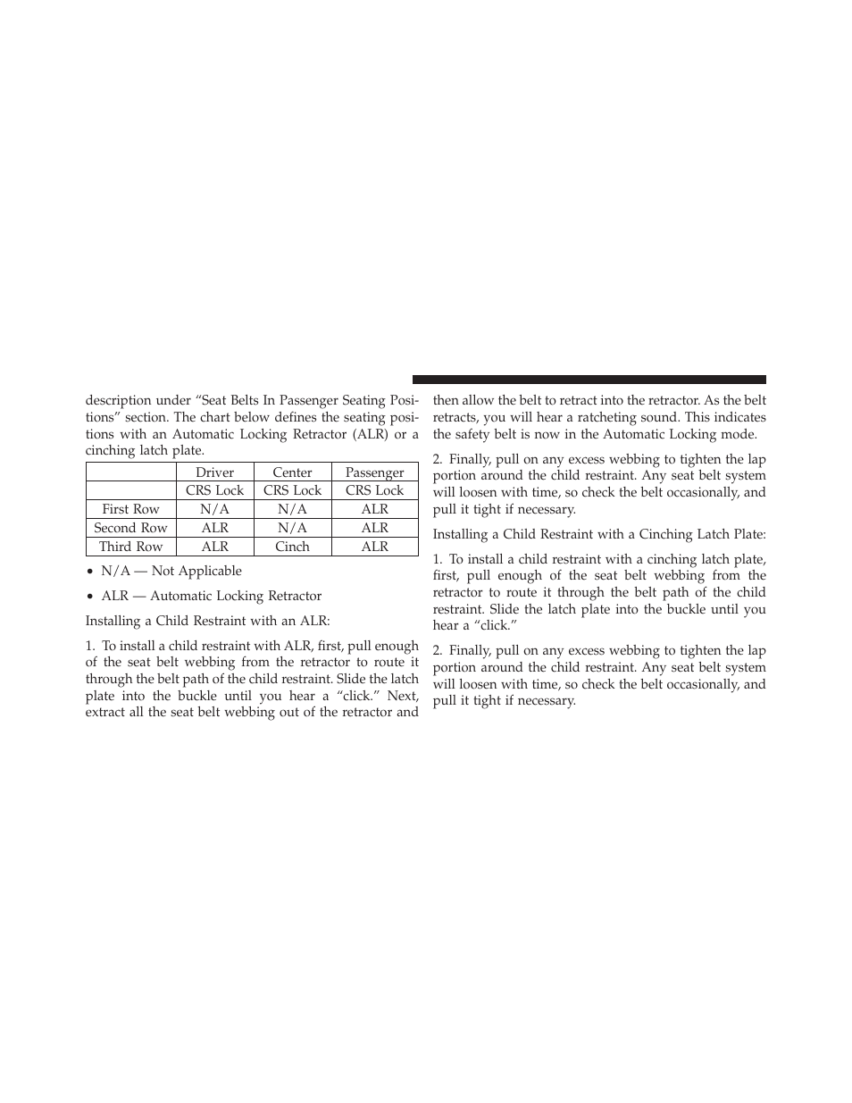 Dodge 2011 Grand Caravan User Manual | Page 98 / 562