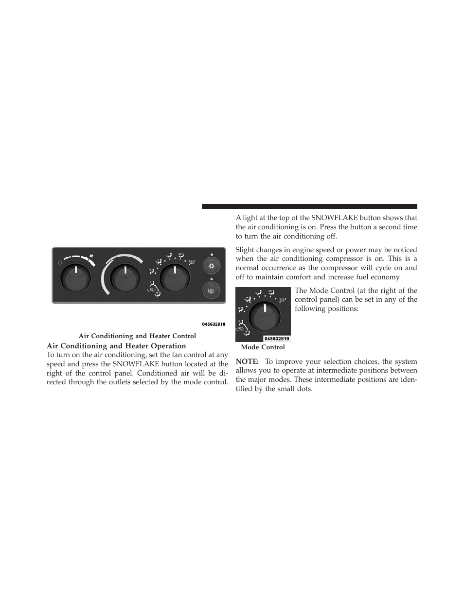 Air conditioning and heater | Dodge 2011 Dakota User Manual | Page 242 / 456