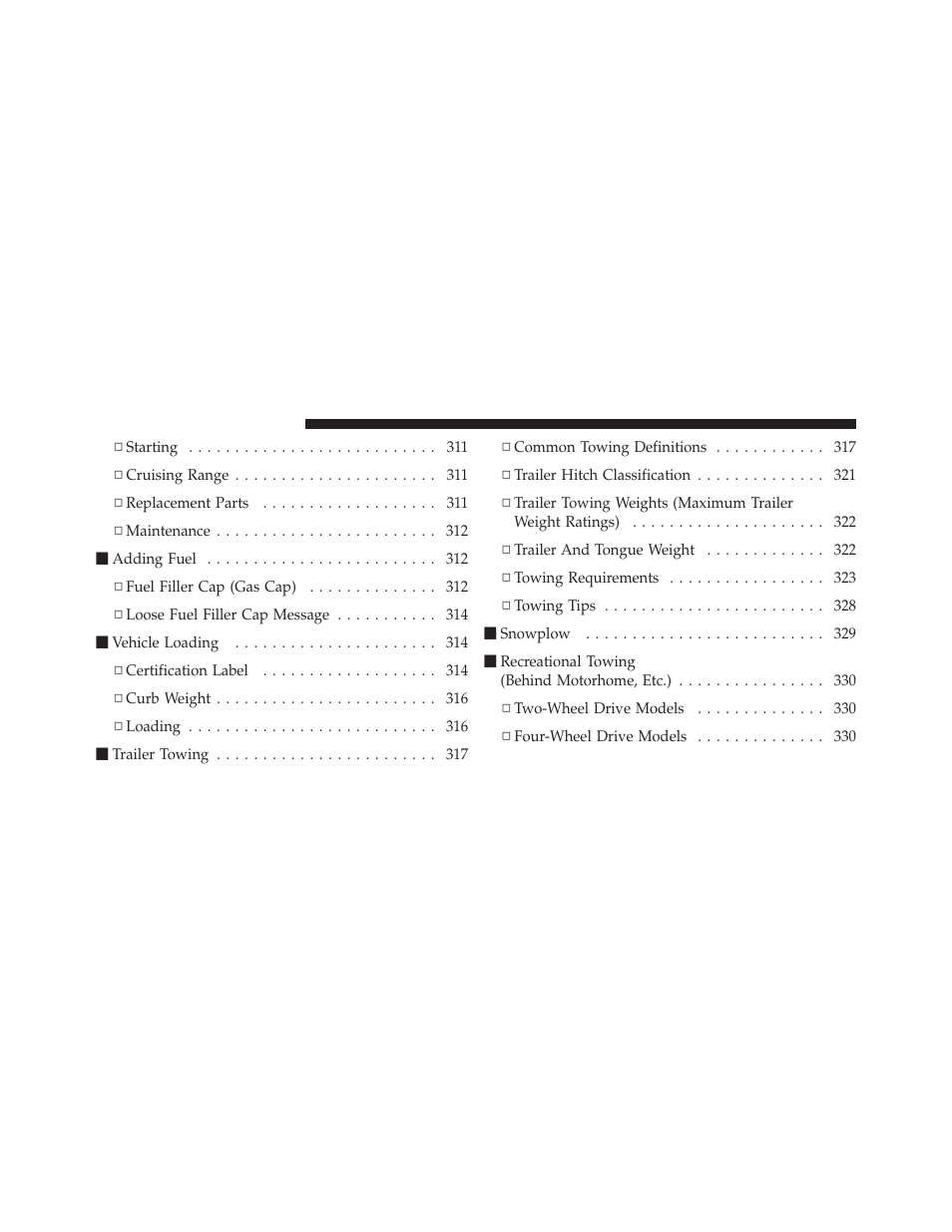 Dodge 2011 Dakota User Manual | Page 252 / 456