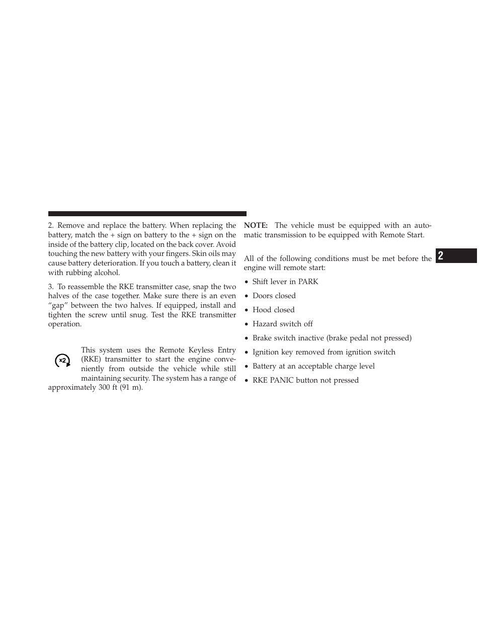 Remote starting system — if equipped, How to use remote start | Dodge 2011 Dakota User Manual | Page 27 / 456