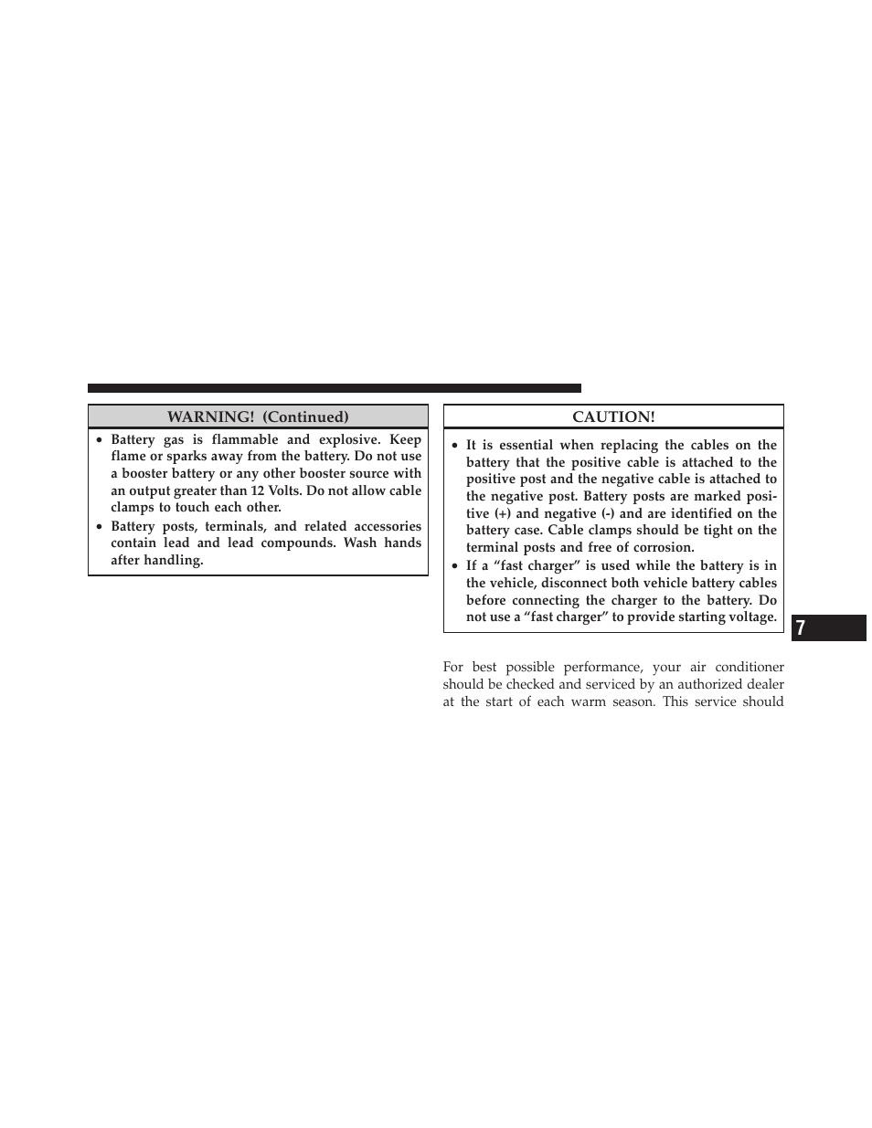 Air conditioner maintenance | Dodge 2011 Dakota User Manual | Page 371 / 456