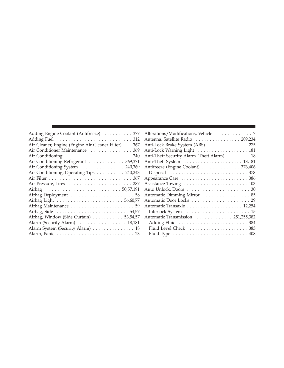 Dodge 2011 Dakota User Manual | Page 438 / 456