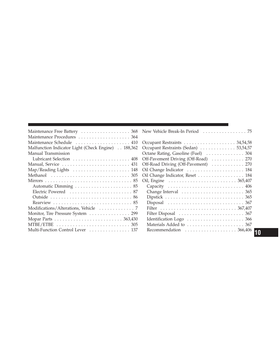 Dodge 2011 Dakota User Manual | Page 447 / 456