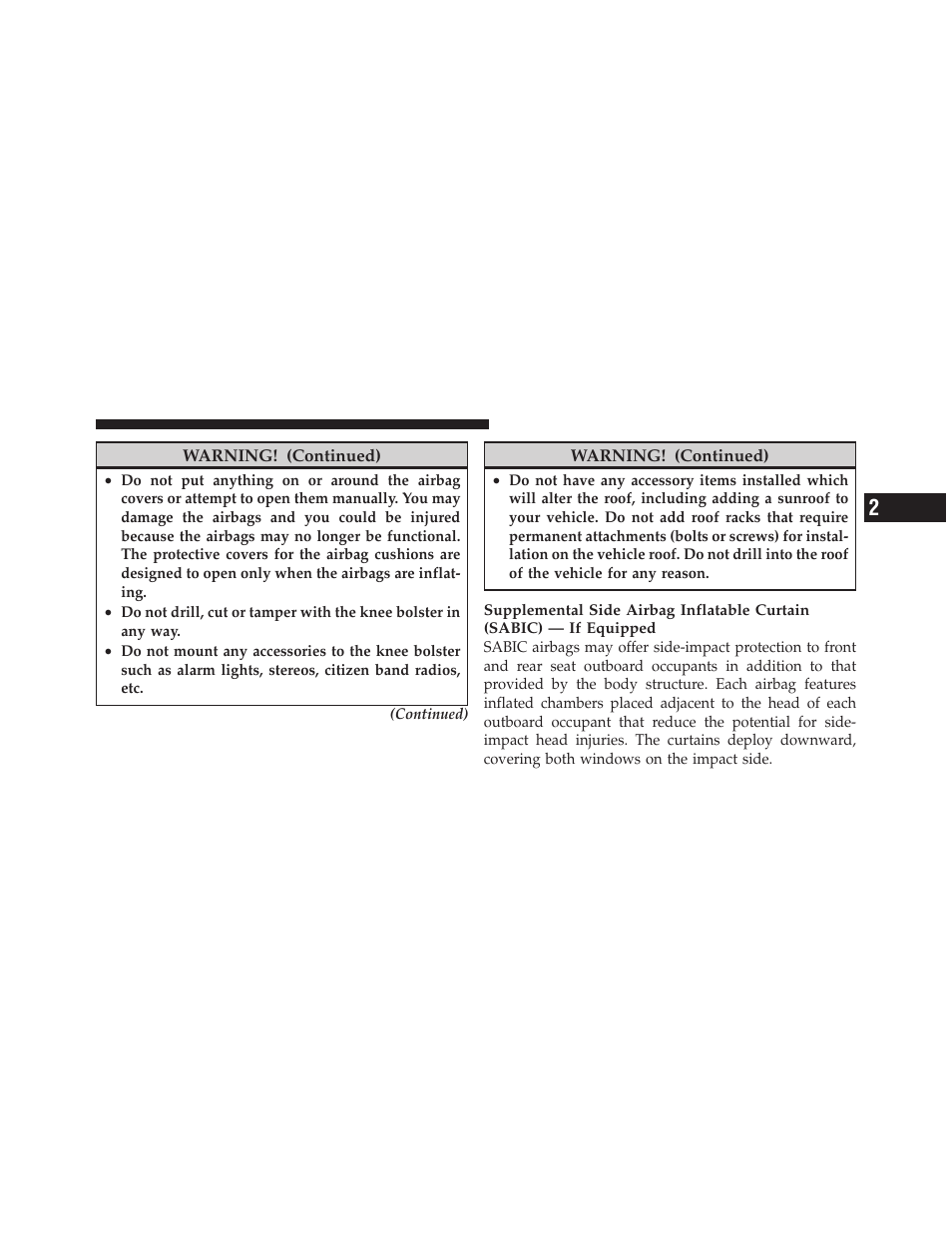 Dodge 2011 Dakota User Manual | Page 55 / 456