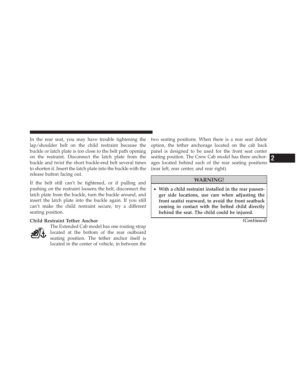 Dodge 2011 Dakota User Manual | Page 73 / 456