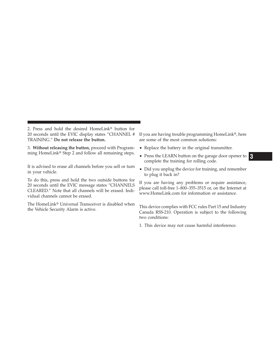Security, Troubleshooting tips, General information | Dodge 2011 Challenger SRT8 User Manual | Page 159 / 460