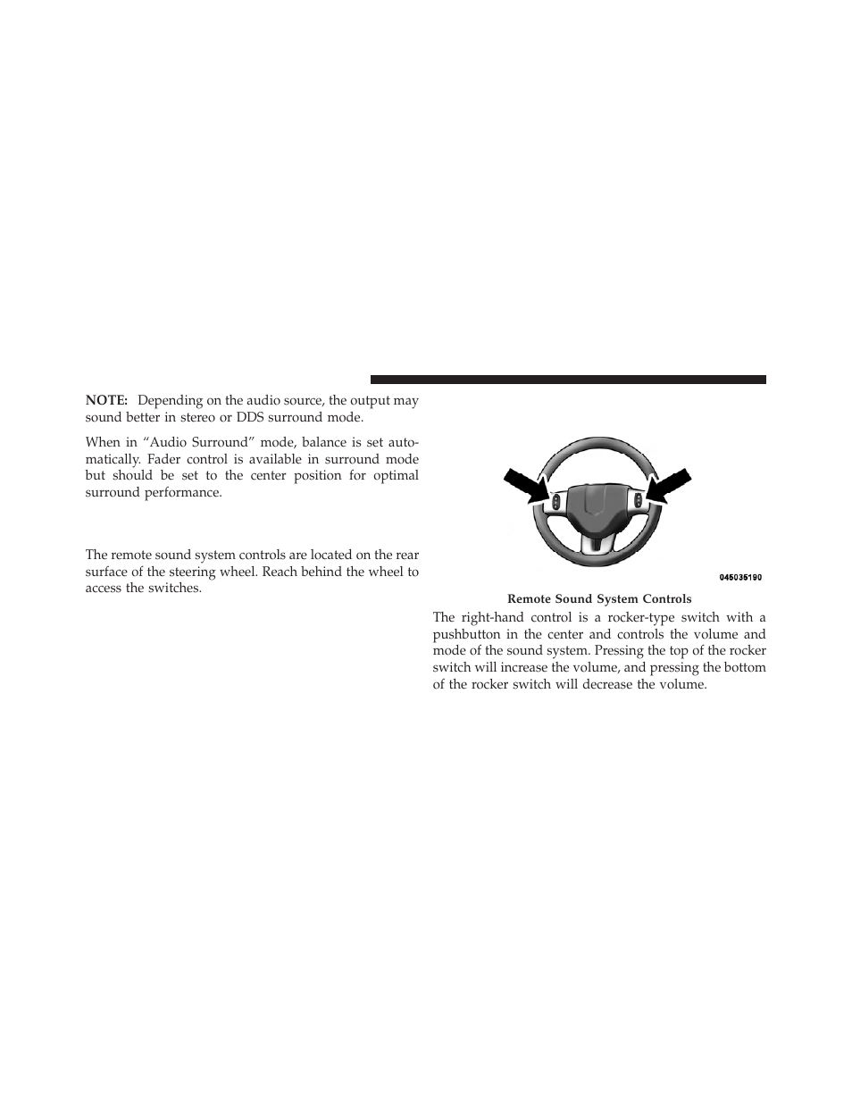 Steering wheel audio controls — if equipped, Steering wheel audio controls, If equipped | Dodge 2011 Challenger SRT8 User Manual | Page 236 / 460