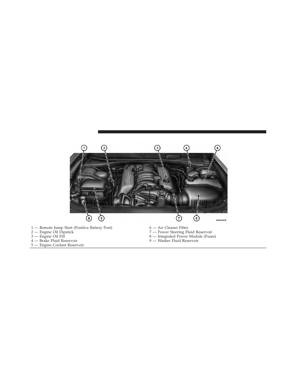 Engine compartment — 6.4l | Dodge 2011 Challenger SRT8 User Manual | Page 358 / 460