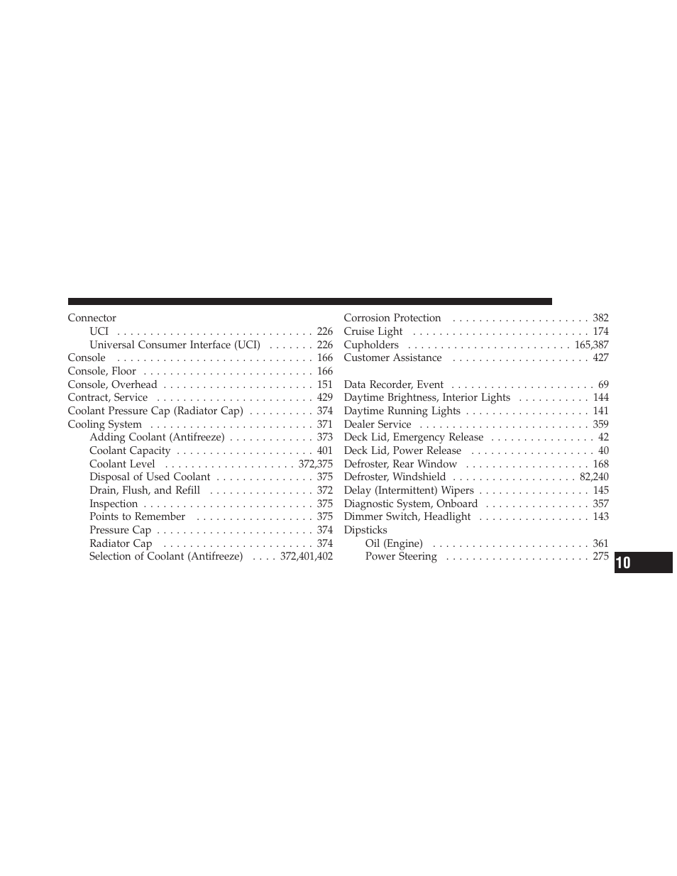 Dodge 2011 Challenger SRT8 User Manual | Page 441 / 460