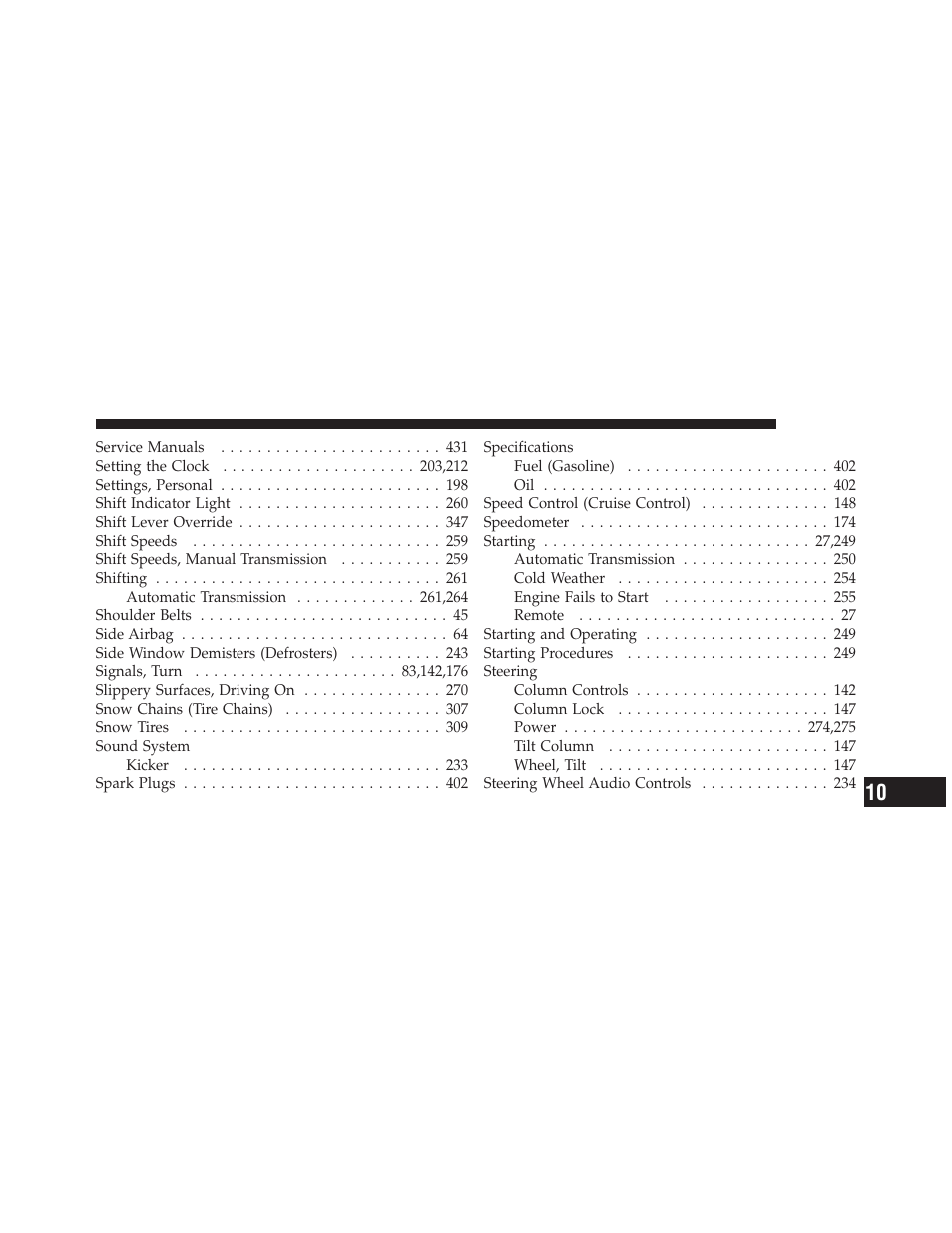Dodge 2011 Challenger SRT8 User Manual | Page 453 / 460