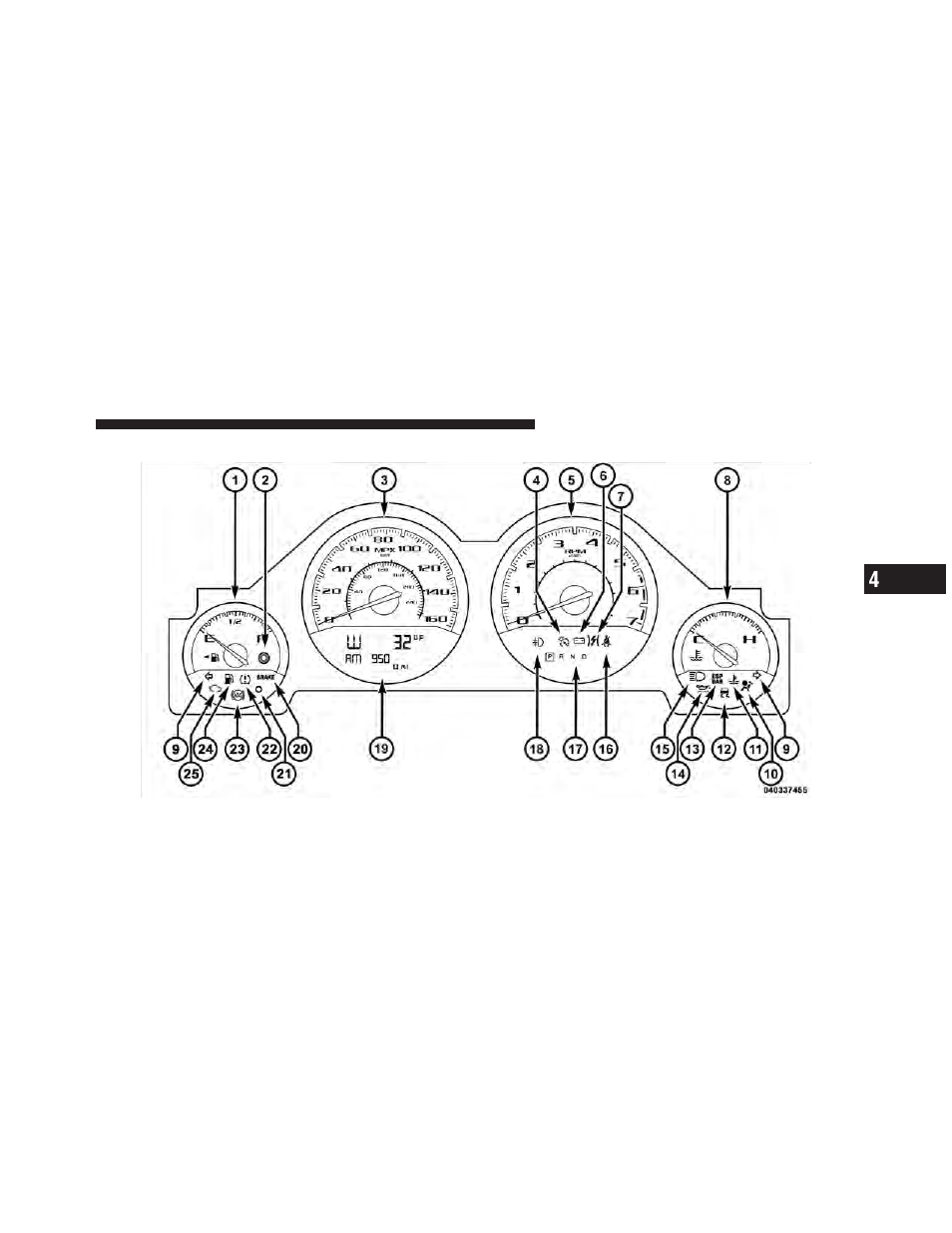 Instrument cluster | Dodge 2011 Challenger User Manual | Page 177 / 490