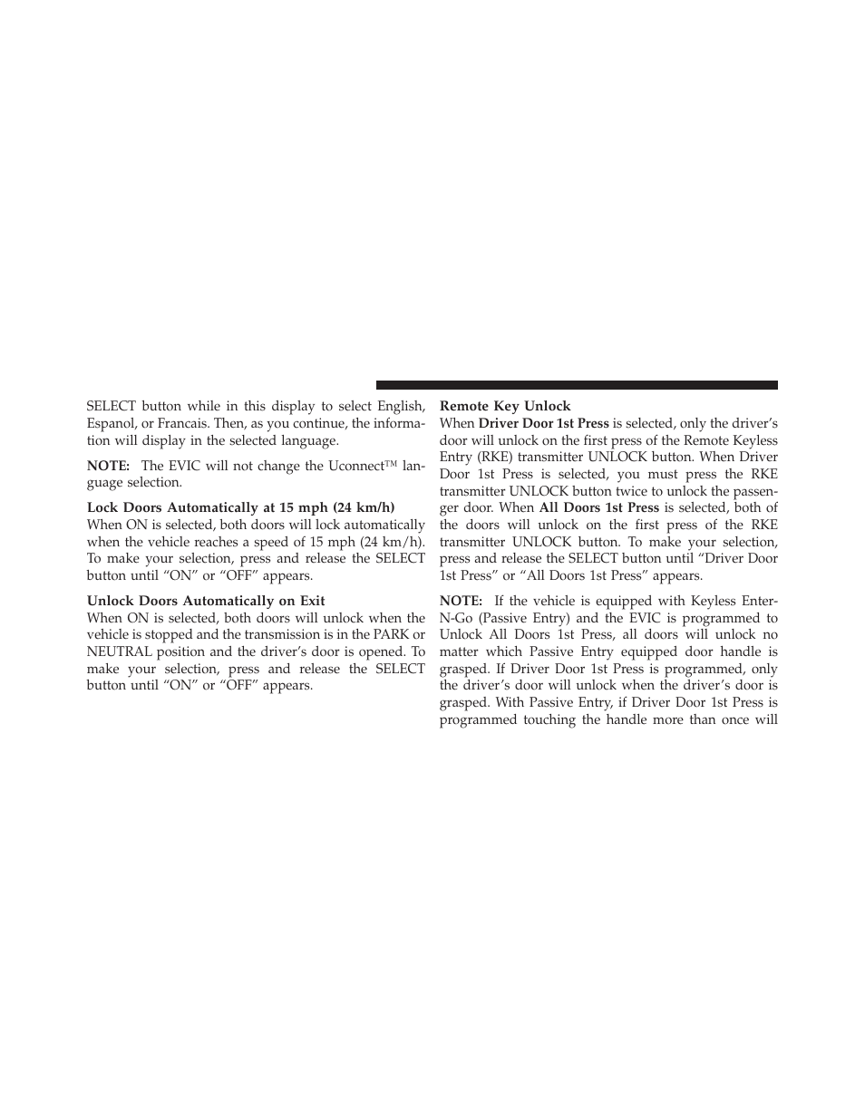 Dodge 2011 Challenger User Manual | Page 202 / 490