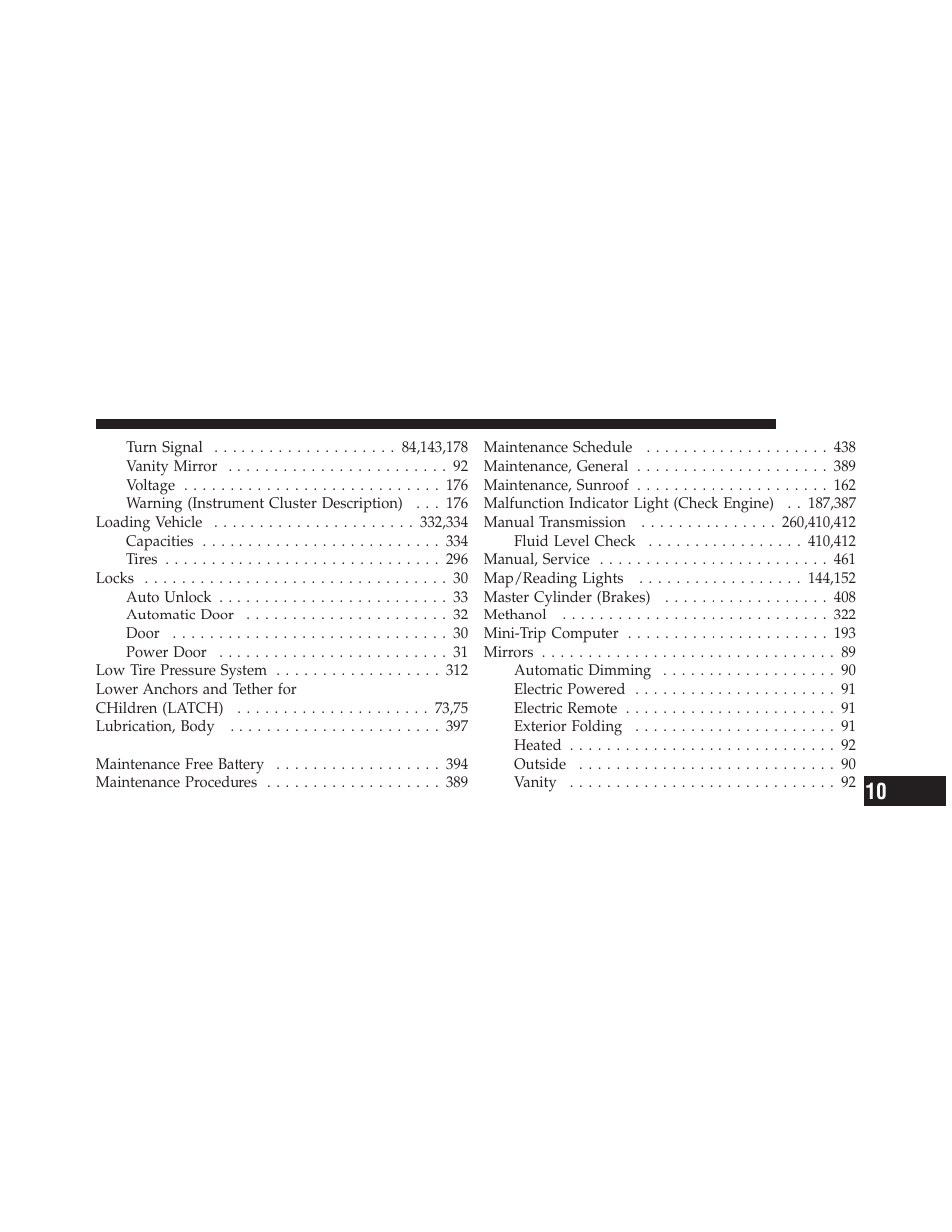 Dodge 2011 Challenger User Manual | Page 479 / 490