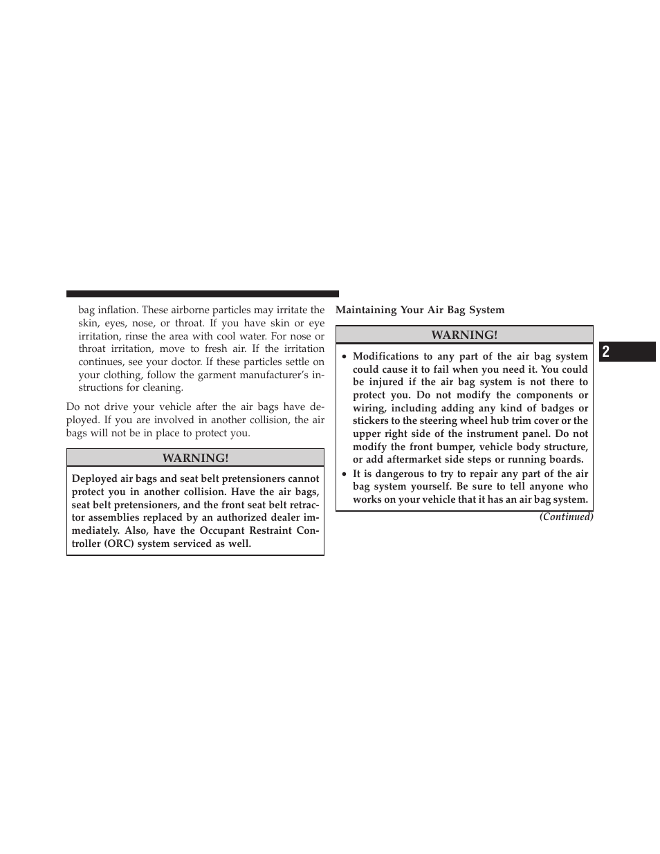 Dodge 2011 Challenger User Manual | Page 69 / 490