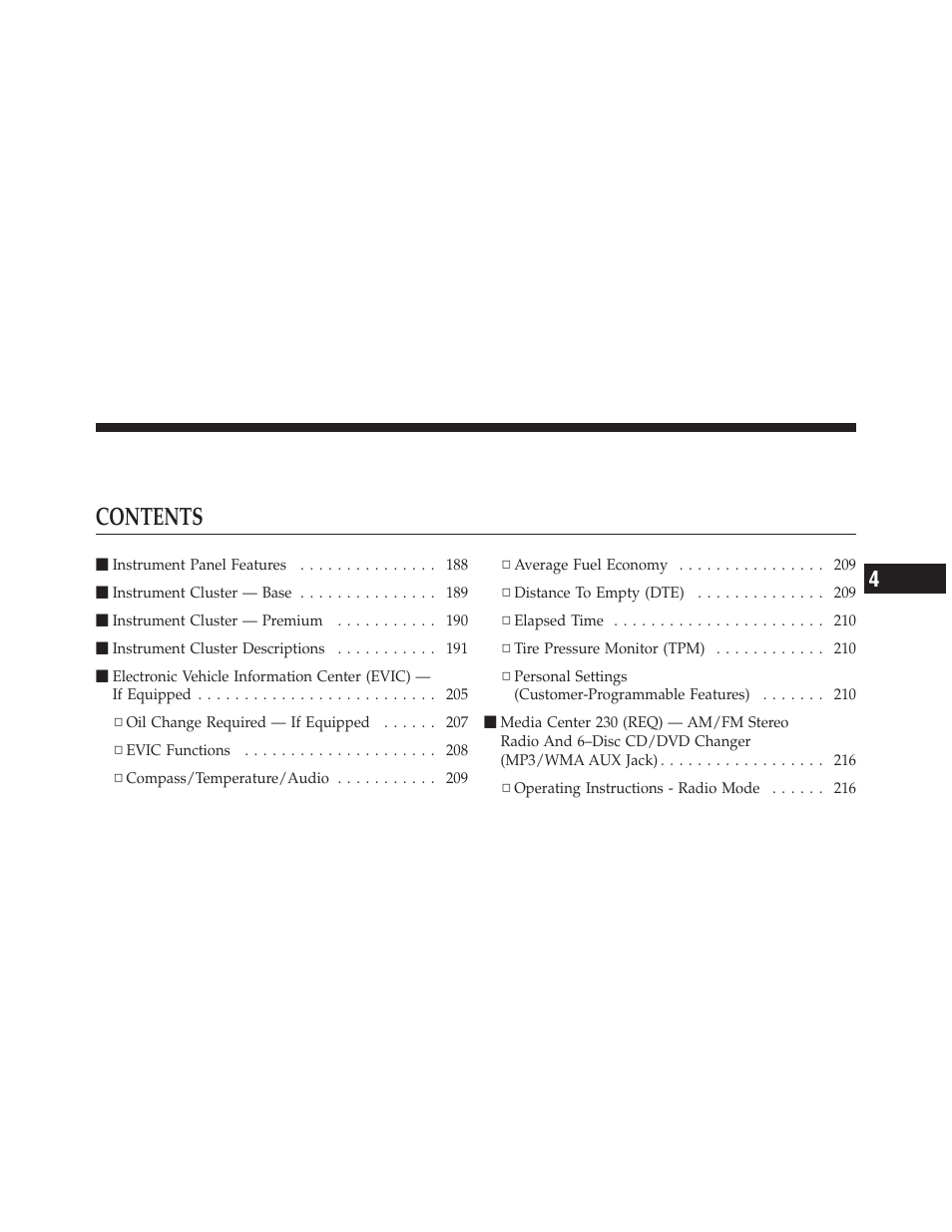 Dodge 2011 Caliber User Manual | Page 187 / 486