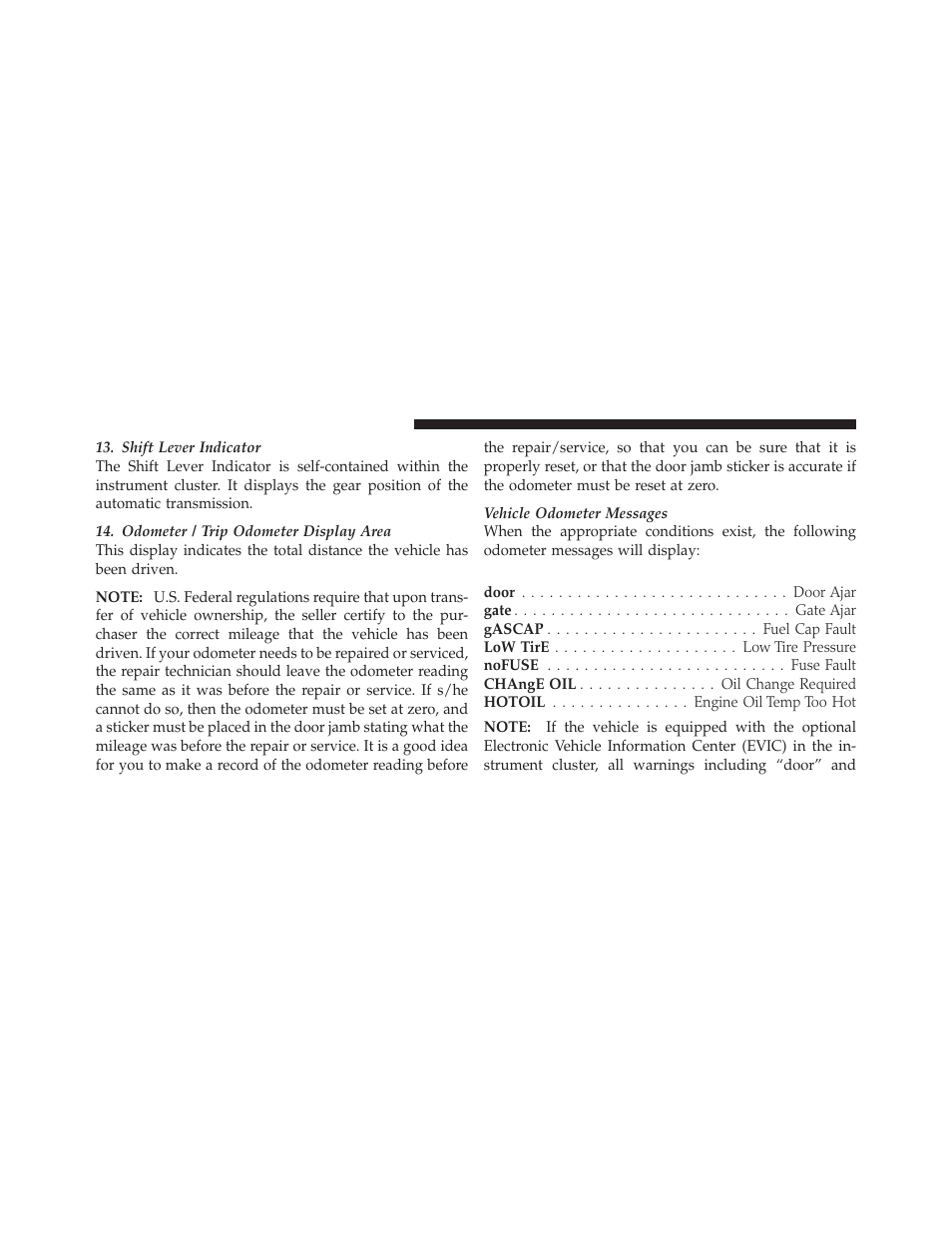 Dodge 2011 Caliber User Manual | Page 198 / 486