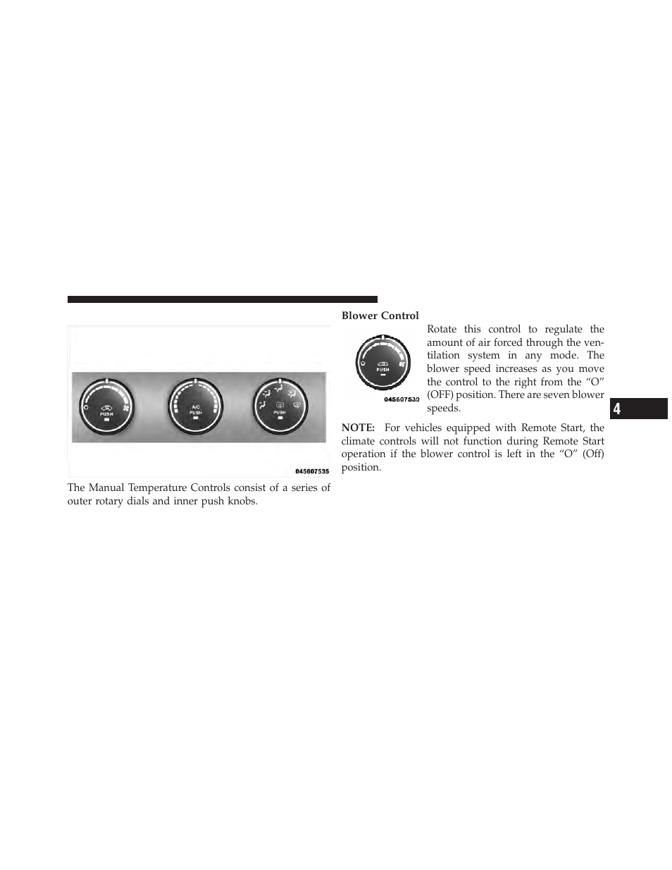 Manual heating and air conditioning | Dodge 2011 Caliber User Manual | Page 277 / 486