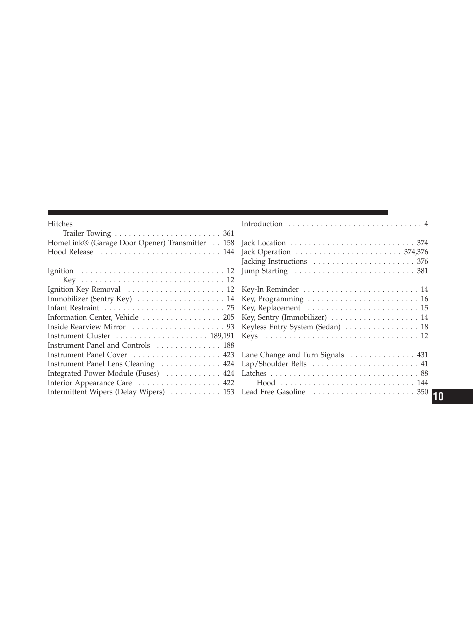 Dodge 2011 Caliber User Manual | Page 475 / 486