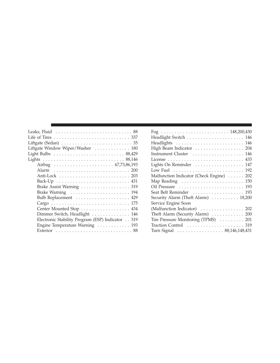 Dodge 2011 Caliber User Manual | Page 476 / 486