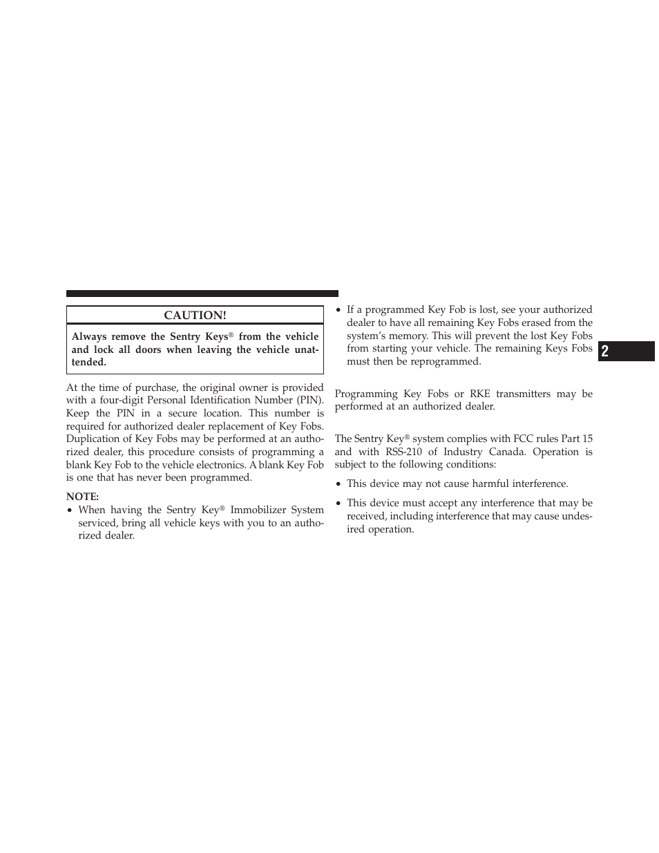 Customer key programming, General information | Dodge 2010 Ram User Manual | Page 18 / 608