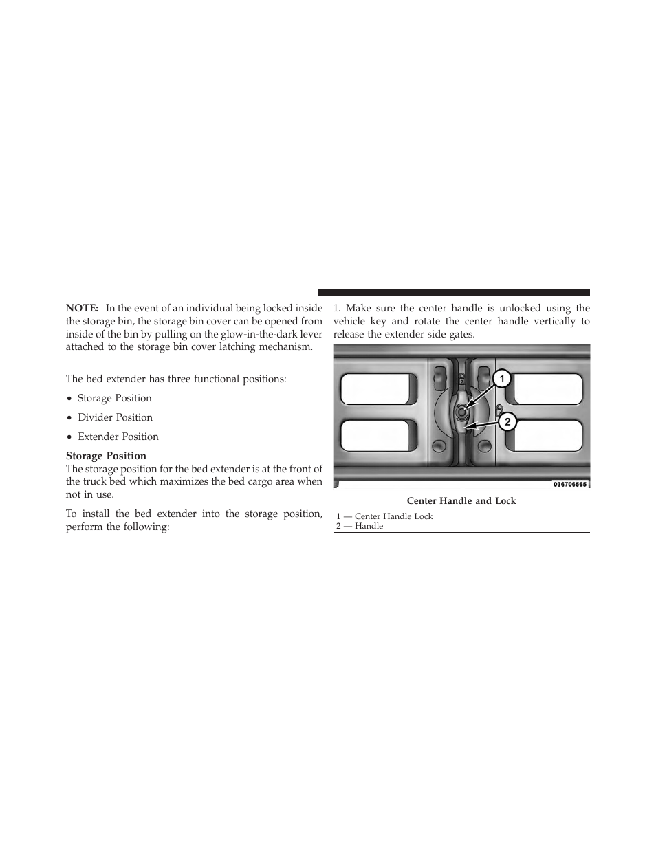 Bed extender — if equipped | Dodge 2010 Ram User Manual | Page 181 / 608