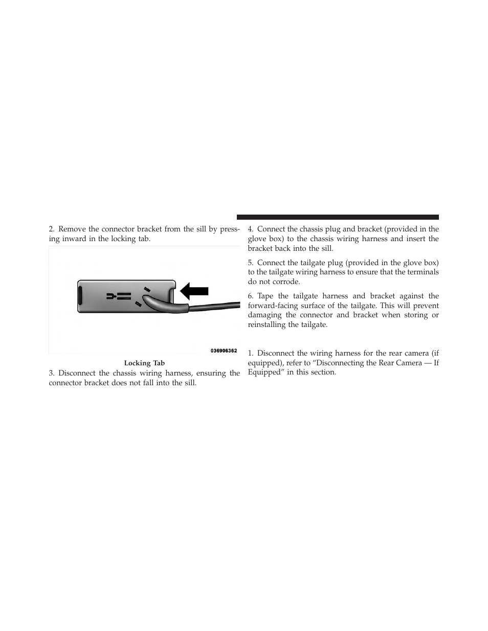 Removing the tailgate | Dodge 2010 Ram User Manual | Page 191 / 608