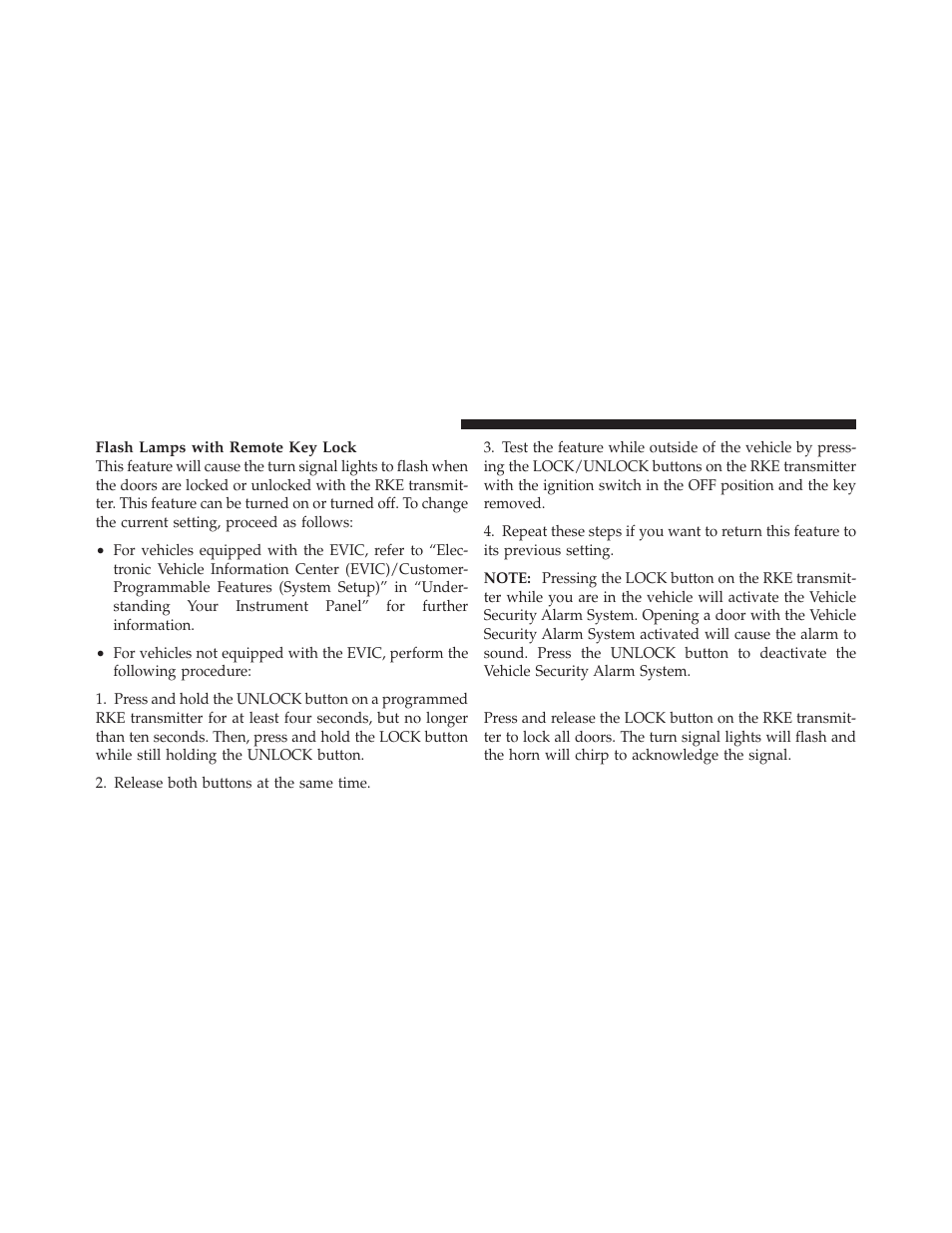 To lock the doors | Dodge 2010 Ram User Manual | Page 23 / 608