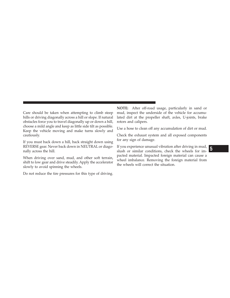 Driving off-road | Dodge 2010 Ram User Manual | Page 356 / 608