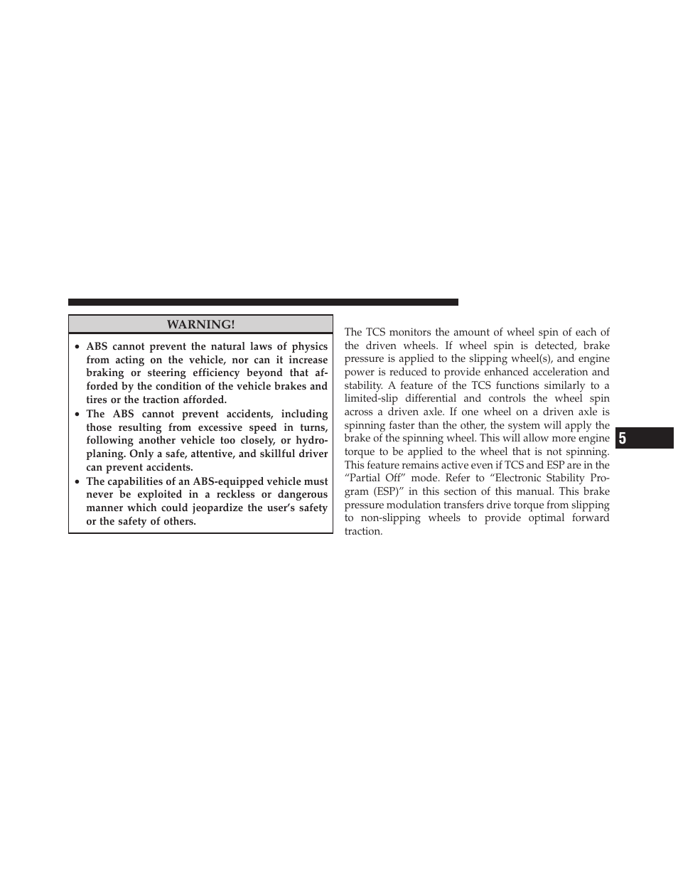 Traction control system (tcs) | Dodge 2010 Ram User Manual | Page 384 / 608