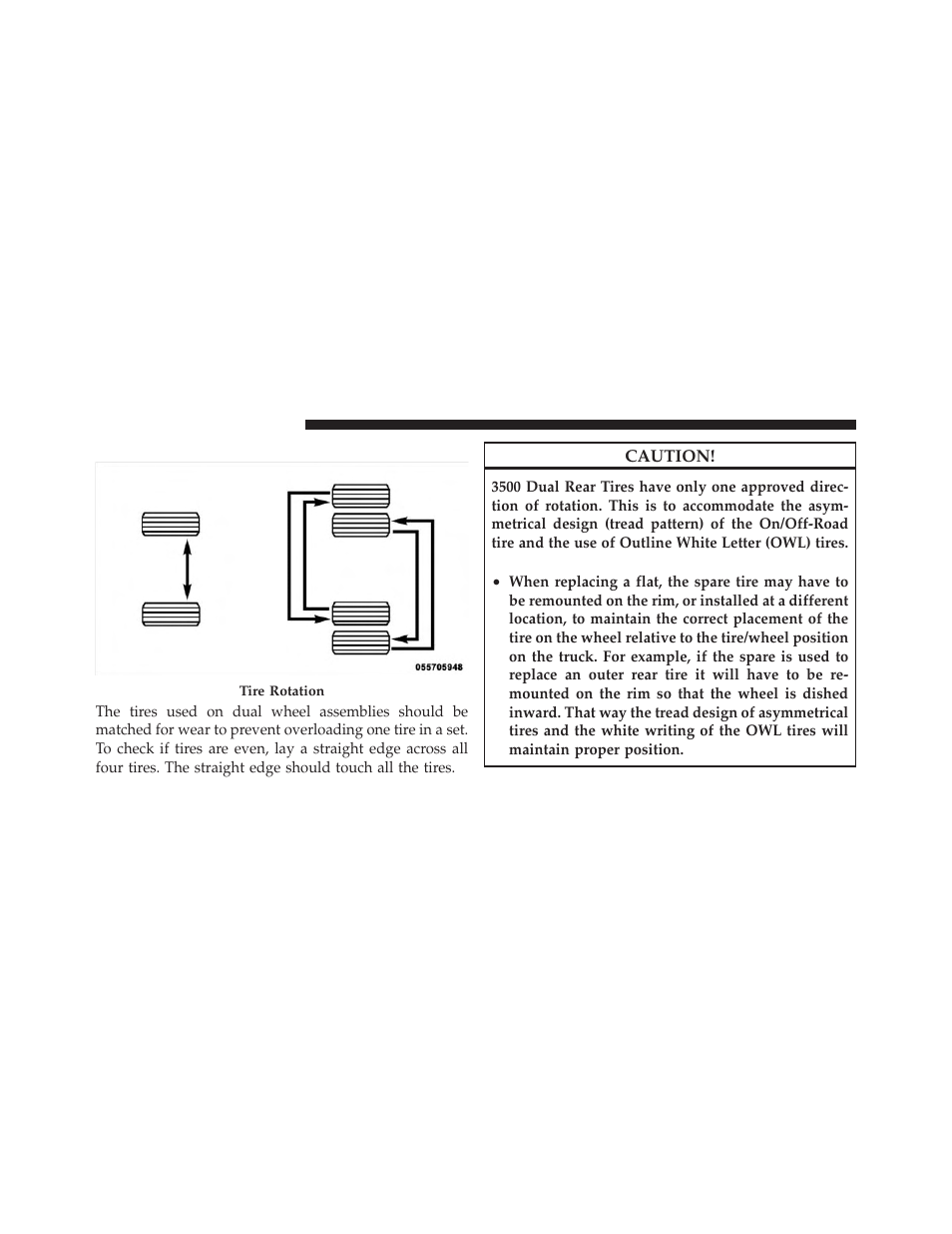 Dual rear wheels | Dodge 2010 Ram User Manual | Page 417 / 608