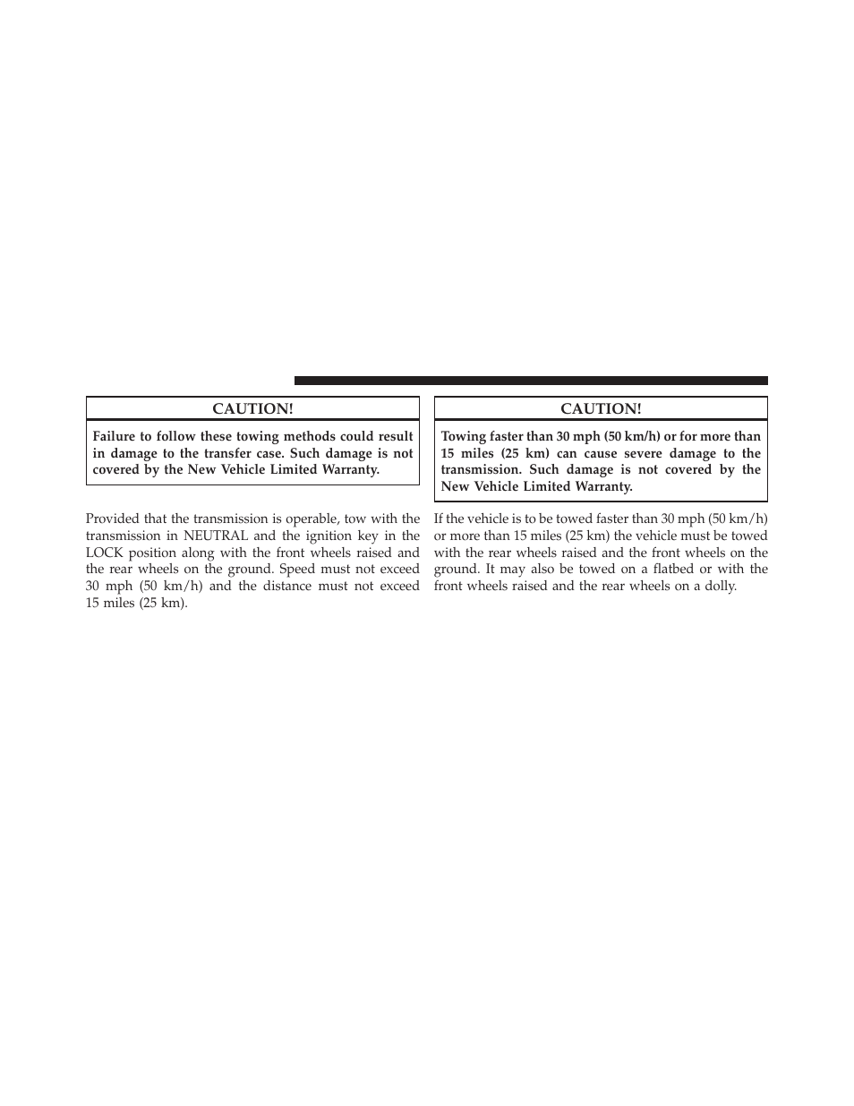 Two-wheel drive vehicles | Dodge 2010 Ram User Manual | Page 499 / 608