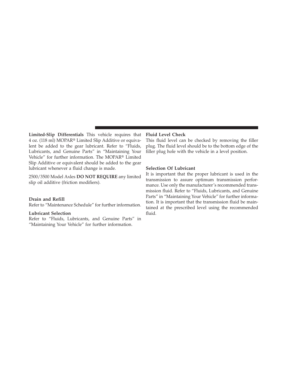 Transfer case, Automatic transmission | Dodge 2010 Ram User Manual | Page 529 / 608