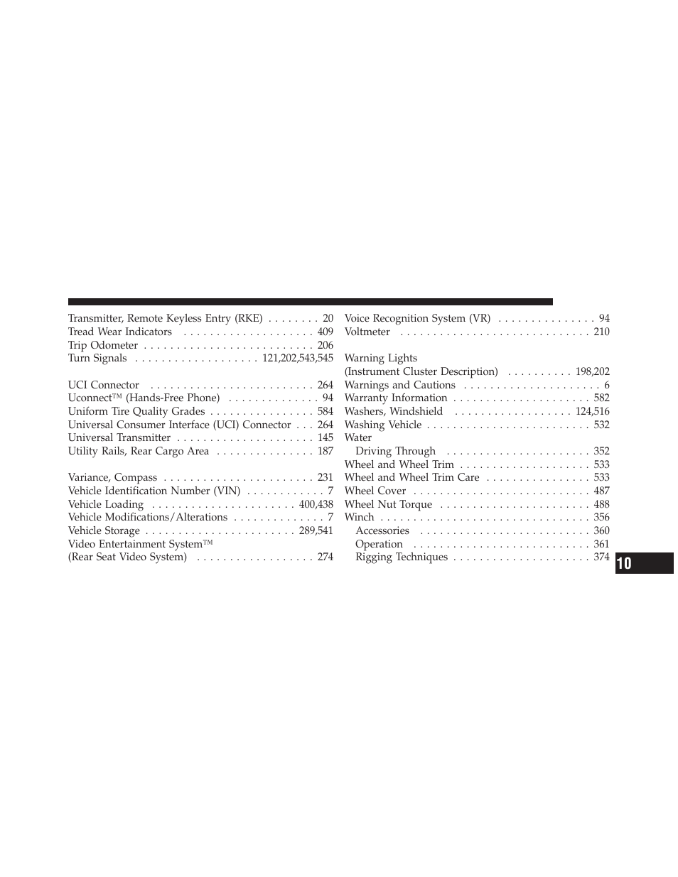 Dodge 2010 Ram User Manual | Page 606 / 608