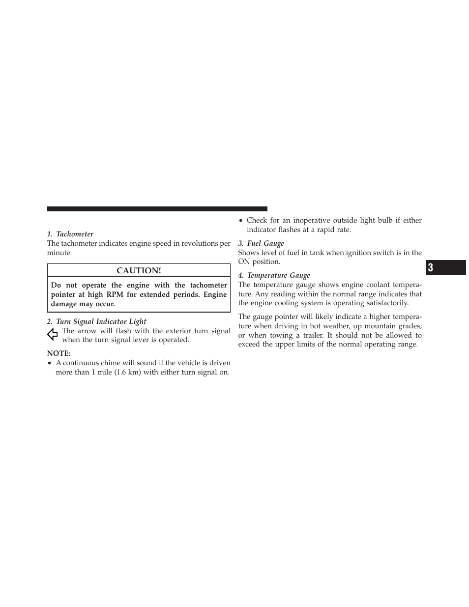 Instrument cluster description | Dodge 2010 Ram Pickup 3500 Diesel User Manual | Page 12 / 147