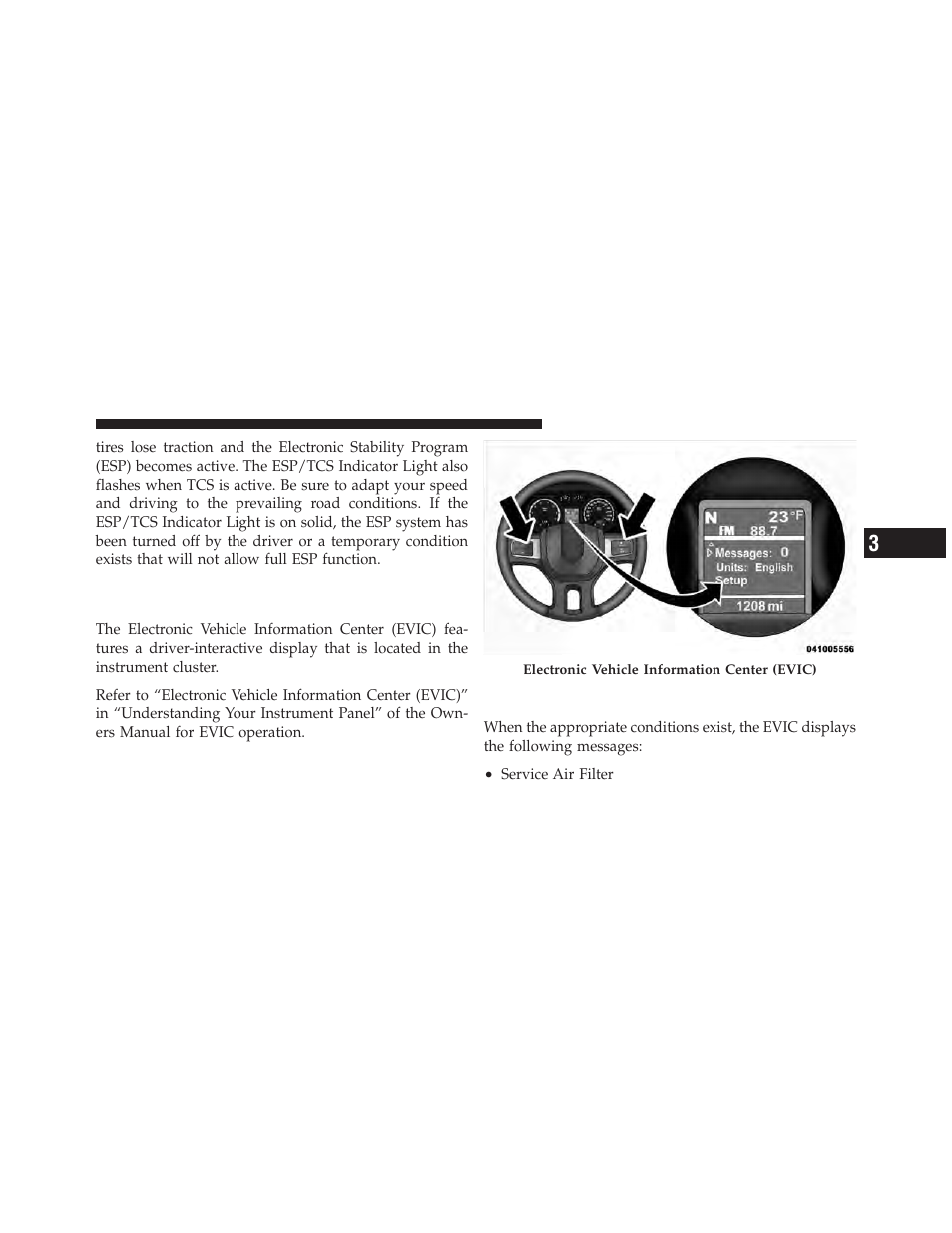 Electronic vehicle information center (evic) | Dodge 2010 Ram Pickup 3500 Diesel User Manual | Page 22 / 147