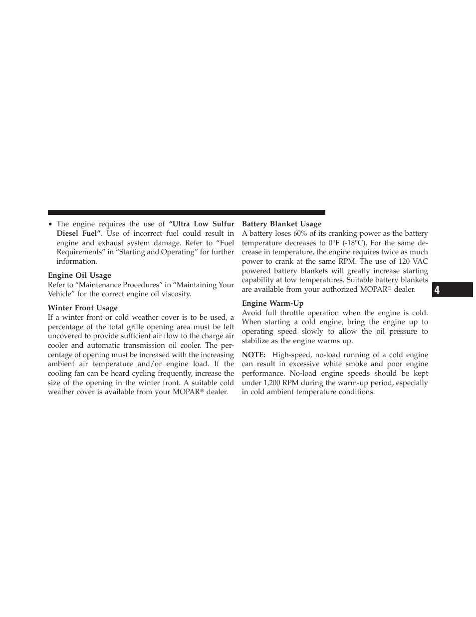 Dodge 2010 Ram Pickup 3500 Diesel User Manual | Page 36 / 147