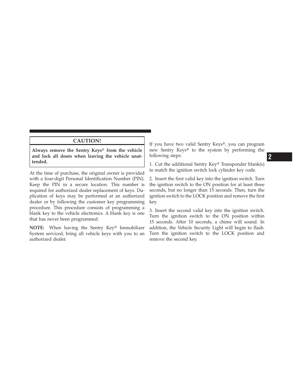 Customer key programming | Dodge 2010 Dakota User Manual | Page 17 / 430