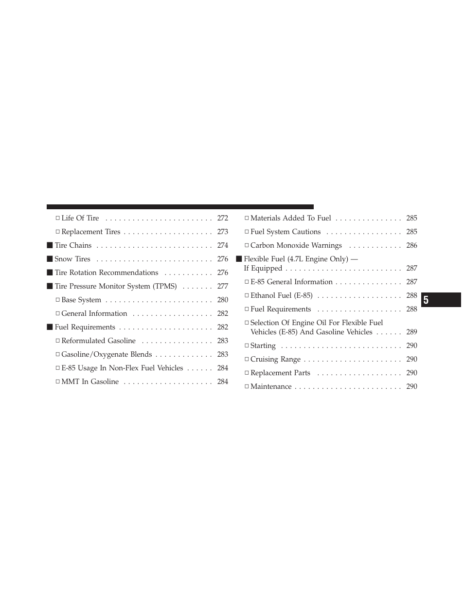 Dodge 2010 Dakota User Manual | Page 235 / 430