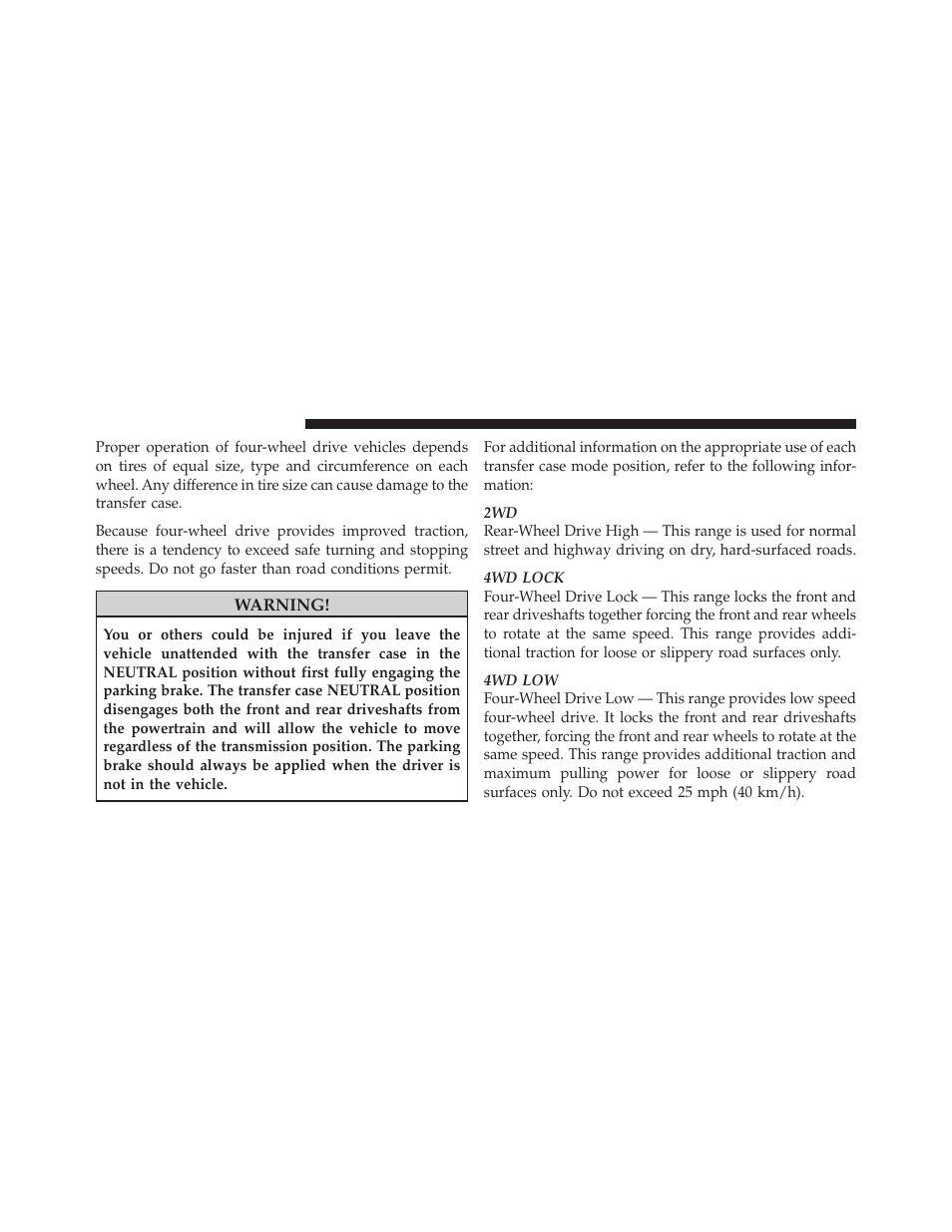 Dodge 2010 Dakota User Manual | Page 248 / 430