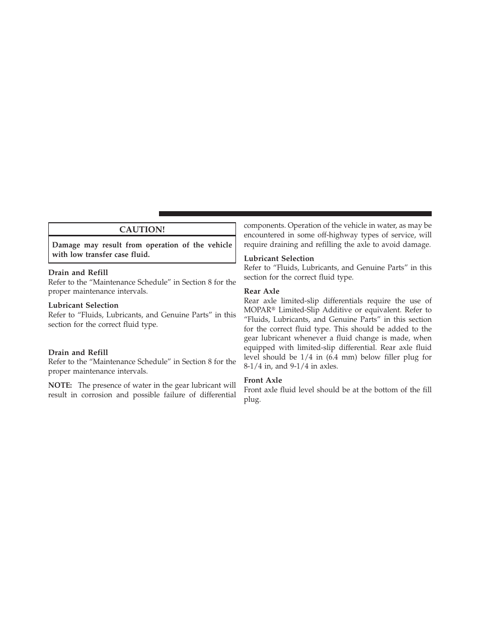 Axles | Dodge 2010 Dakota User Manual | Page 362 / 430