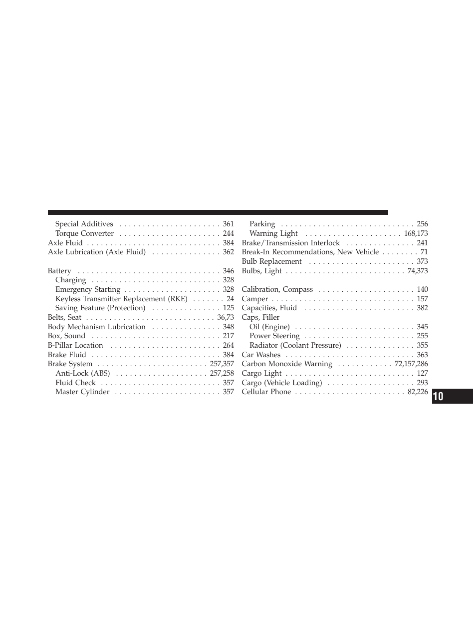 Dodge 2010 Dakota User Manual | Page 415 / 430