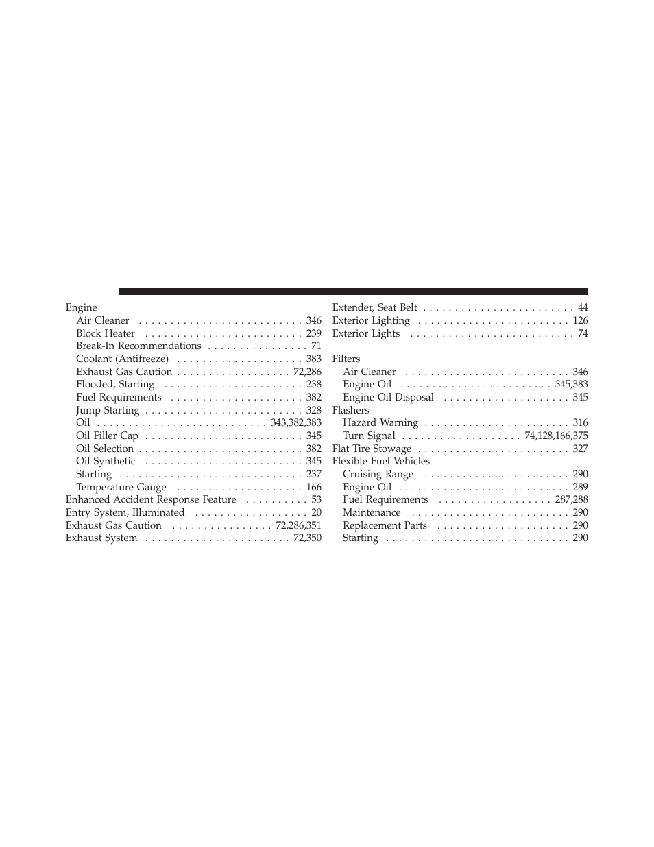 Dodge 2010 Dakota User Manual | Page 418 / 430