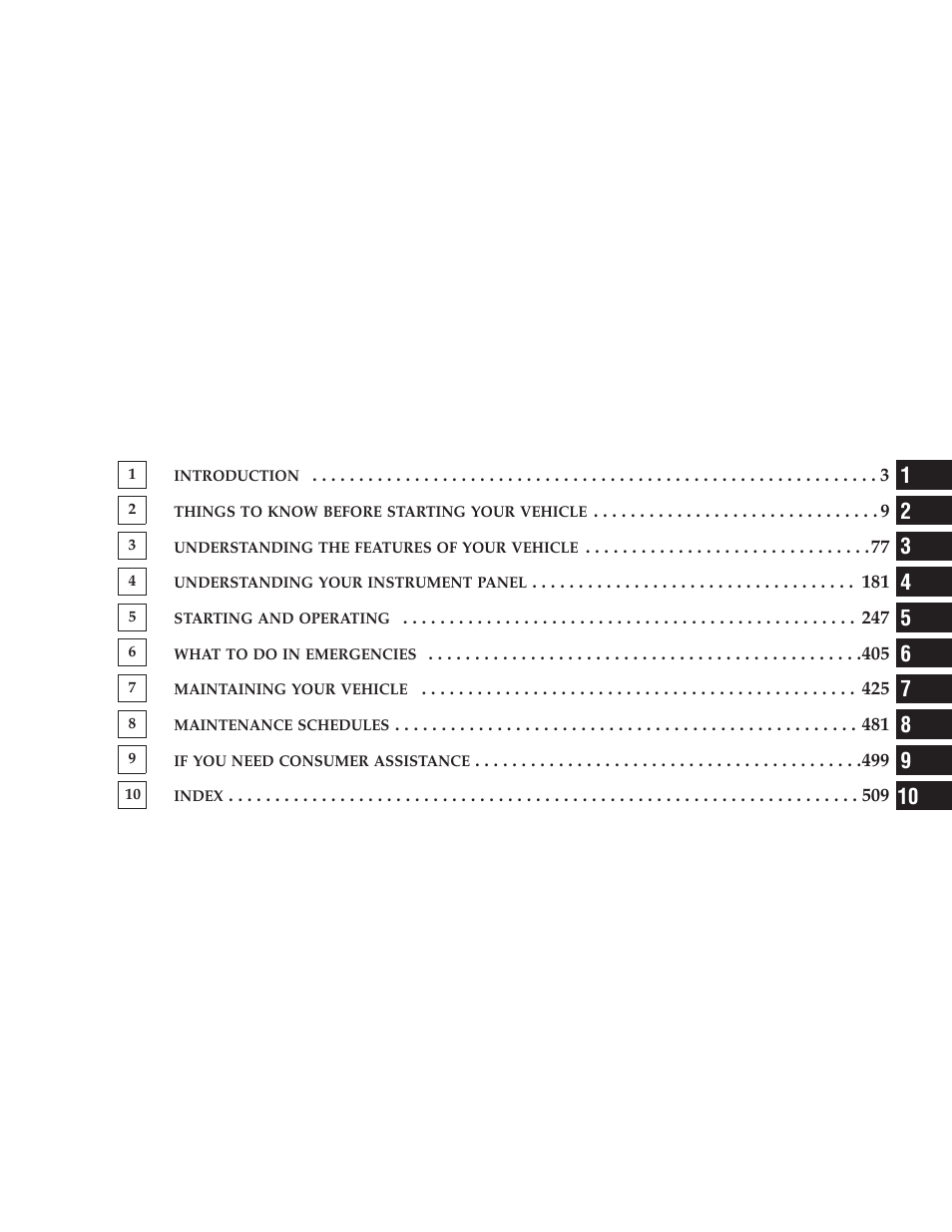 Dodge 2009 Ram User Manual | Page 3 / 532