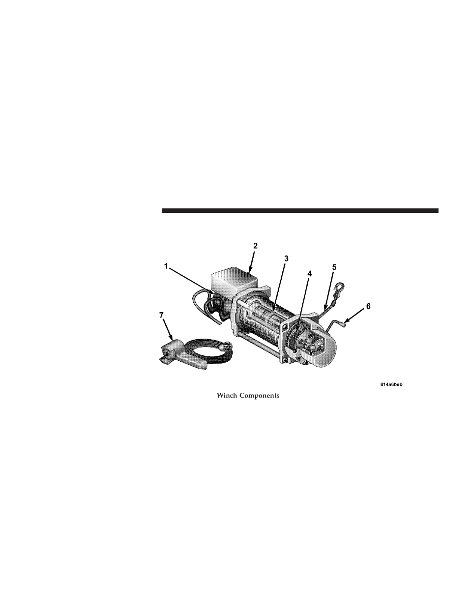 Understanding the features of your winch, Understanding the features of your, Winch | Dodge 2009 Ram User Manual | Page 312 / 532