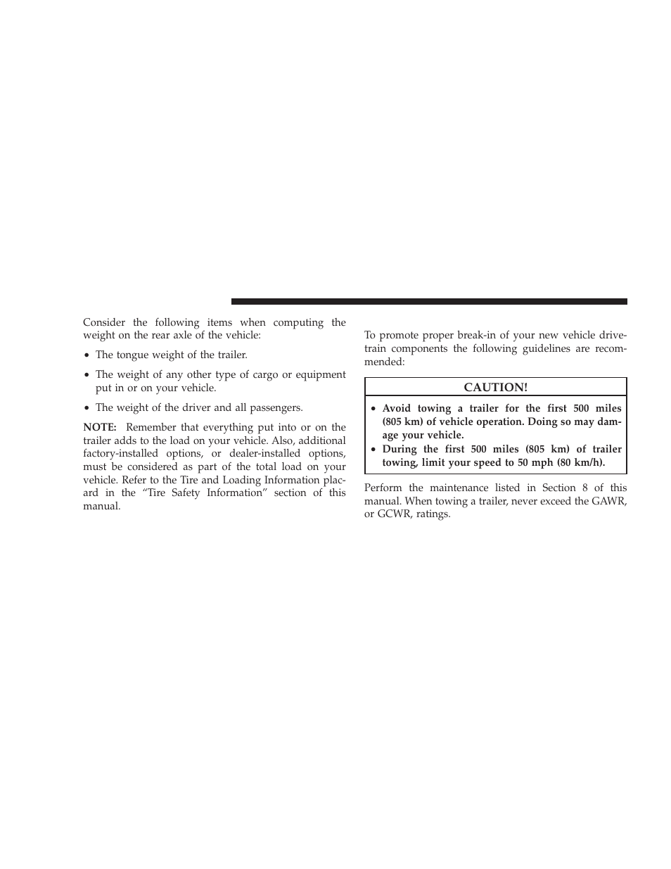 Towing requirements | Dodge 2009 Ram User Manual | Page 392 / 532